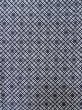 Photo4: Mint M0208B Used Japanese men  Indigo Blue Men's Yukata / Cotton. Geometrical pattern   (Grade A) (4)