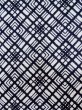 Photo6: Mint M0208B Used Japanese men  Indigo Blue Men's Yukata / Cotton. Geometrical pattern   (Grade A) (6)