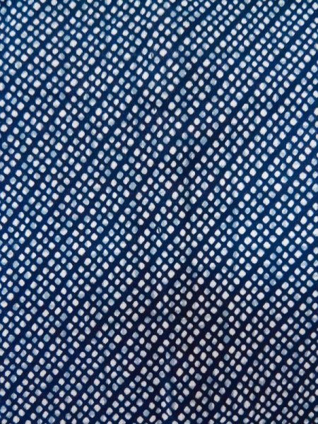 Photo5: M0214A Used Japanese men  Light Blue Men's Yukata / Cotton. Abstract pattern,   (Grade C) (5)