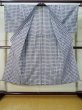 Photo2: Mint M0214B Used Japanese men  White Men's Yukata / Cotton. Geometrical pattern,   (Grade A) (2)