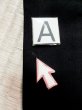 Photo11: M0214R Used Japanese men  Black Men's Kimono / Silk.    (Grade D) (11)