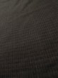 Photo8: M0214U Used Japanese men Dark Brown Men's Kimono / Silk. Plaid Checks   (Grade D) (8)