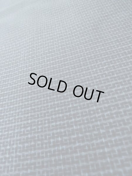 Photo7: Mint M0214W Used Japanese men Dark Blue Men's Kimono / Silk. Geometrical pattern   (Grade A) (7)