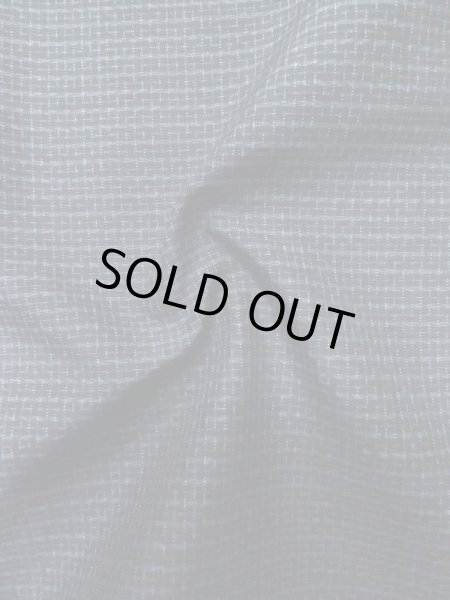 Photo9: Mint M0214W Used Japanese men Dark Blue Men's Kimono / Silk. Geometrical pattern   (Grade A) (9)