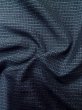 Photo10: Mint M0214W Used Japanese men Dark Blue Men's Kimono / Silk. Geometrical pattern   (Grade A) (10)