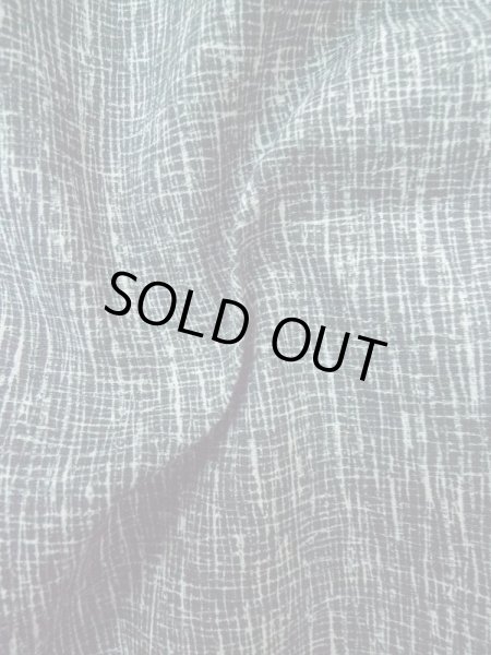 Photo7: Mint M0301A Used Japanese men  Blue Men's Yukata / Cotton. Abstract pattern   (Grade A) (7)