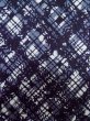 Photo6: M0301C Used Japanese women  Blue YUKATA summer(made in Japan) / Cotton. Abstract pattern   (Grade B) (6)