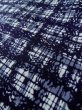 Photo8: M0301C Used Japanese women  Blue YUKATA summer(made in Japan) / Cotton. Abstract pattern   (Grade B) (8)