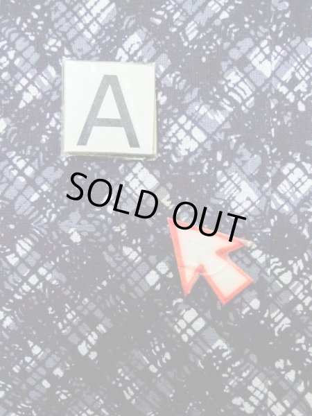 Photo12: M0301C Used Japanese women  Blue YUKATA summer(made in Japan) / Cotton. Abstract pattern   (Grade B) (12)