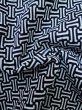 Photo9: M0301D Used Japanese men  Indigo Blue Men's Yukata / Cotton. Geometrical pattern   (Grade B) (9)