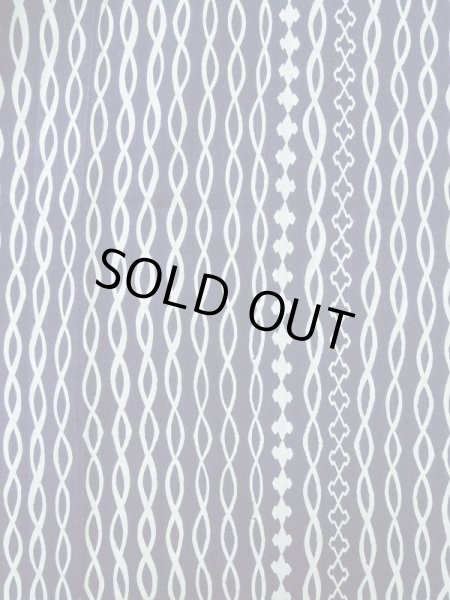 Photo4: M0301E Used Japanese men  Indigo Blue Men's Yukata / Cotton. Abstract pattern   (Grade B) (4)