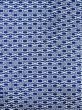 Photo4: M0301G Used Japanese men  Indigo Blue Men's Yukata / Cotton. Abstract pattern   (Grade A) (4)