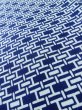 Photo8: M0301G Used Japanese men  Indigo Blue Men's Yukata / Cotton. Abstract pattern   (Grade A) (8)