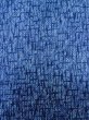 Photo6: M0301I Used Japanese men  Blue Men's Yukata / Synthetic. Abstract pattern   (Grade D) (6)