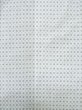 Photo4: M0301J Used Japanese men  White Men's Yukata / Linen. Abstract pattern   (Grade B) (4)