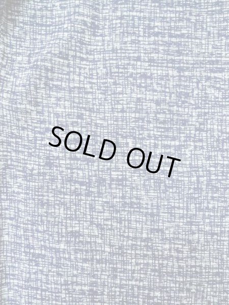 Photo3: Mint M0301K Used Japanese men  Navy Blue Men's Yukata / Cotton. Abstract pattern   (Grade A) (3)