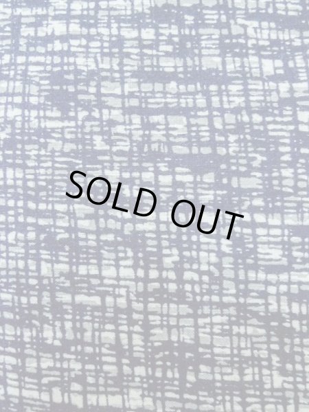 Photo6: Mint M0301K Used Japanese men  Navy Blue Men's Yukata / Cotton. Abstract pattern   (Grade A) (6)