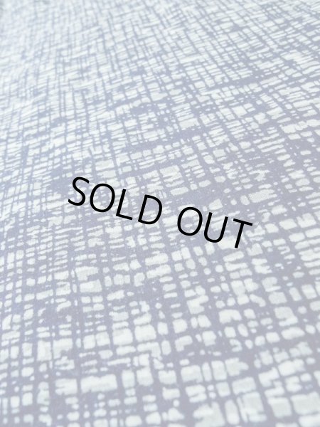 Photo7: Mint M0301K Used Japanese men  Navy Blue Men's Yukata / Cotton. Abstract pattern   (Grade A) (7)