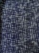 Photo3: Mint M0301L Used Japanese men  Navy Blue Men's Yukata / Cotton. Abstract pattern   (Grade A) (3)