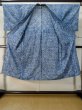Photo2: M0301M Used Japanese men  Navy Blue Men's Yukata / Cotton. Abstract pattern   (Grade D) (2)