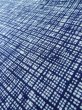 Photo8: M0301M Used Japanese men  Navy Blue Men's Yukata / Cotton. Abstract pattern   (Grade D) (8)