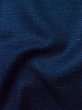 Photo10: M0301N Used Japanese men Dark Blue Men's Kimono / Wool. Tortoise-shell pattern(Hexagonal pattern)   (Grade D) (10)