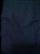 Photo3: M0301O Used Japanese men  Navy Blue Men's Kimono / Wool. Abstract pattern   (Grade D) (3)