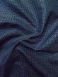 Photo10: M0301R Used Japanese menPale Dark Blue Men's Kimono / Silk. Geometrical pattern   (Grade C) (10)