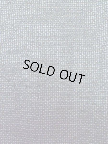 Photo6: M0301S Used Japanese menPale Dark Blue Men's Kimono / Silk. Tortoise-shell pattern(Hexagonal pattern)   (Grade B) (6)