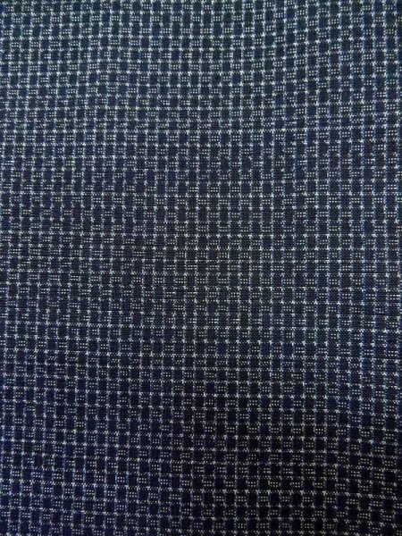 Photo5: M0301T Used Japanese menPale Dark Blue Men's Kimono / Silk. Abstract pattern,   (Grade B) (5)