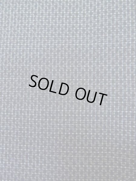 Photo5: M0301T Used Japanese menPale Dark Blue Men's Kimono / Silk. Abstract pattern,   (Grade B) (5)