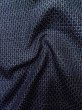 Photo9: M0301T Used Japanese menPale Dark Blue Men's Kimono / Silk. Abstract pattern,   (Grade B) (9)