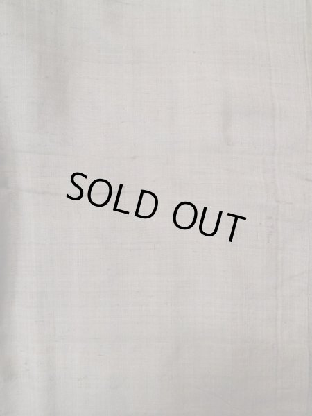 Photo3: M0301V Used Japanese men Pale Brown Men's Kimono / Silk.    (Grade B) (3)