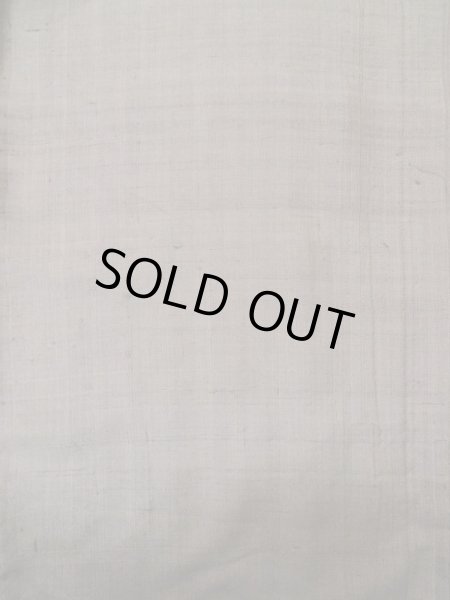 Photo4: M0301V Used Japanese men Pale Brown Men's Kimono / Silk.    (Grade B) (4)