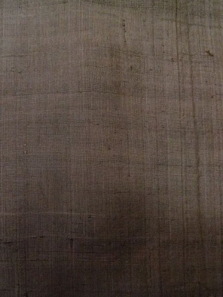 Photo5: M0301V Used Japanese men Pale Brown Men's Kimono / Silk.    (Grade B) (5)
