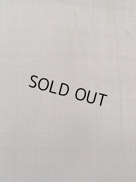 Photo5: M0301V Used Japanese men Pale Brown Men's Kimono / Silk.    (Grade B) (5)