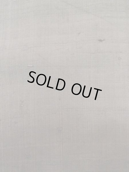 Photo6: M0301V Used Japanese men Pale Brown Men's Kimono / Silk.    (Grade B) (6)