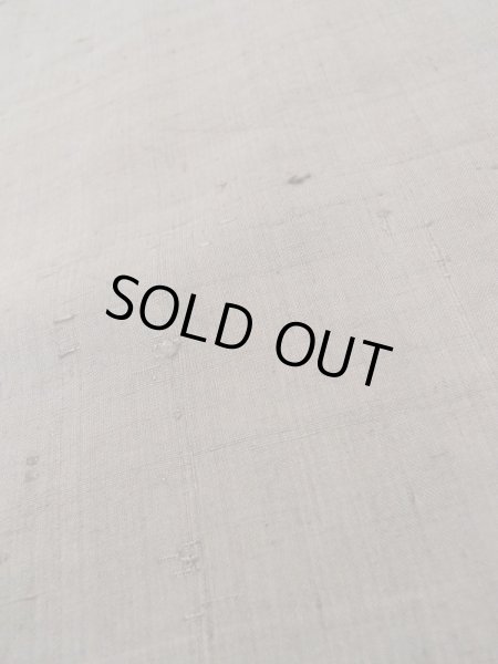 Photo7: M0301V Used Japanese men Pale Brown Men's Kimono / Silk.    (Grade B) (7)