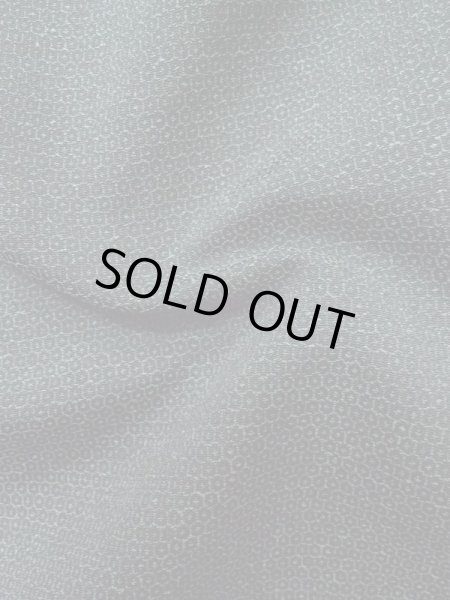 Photo8: Mint M0301W Used Japanese men Pale Blue Men's Kimono / Silk. Tortoise-shell pattern(Hexagonal pattern)   (Grade A) (8)