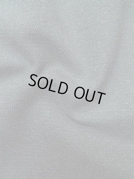 Photo9: Mint M0301W Used Japanese men Pale Blue Men's Kimono / Silk. Tortoise-shell pattern(Hexagonal pattern)   (Grade A) (9)