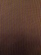 Photo5: M0301Y Used Japanese men  Brown Men's Kimono / Silk. Stripes padding inside  (Grade D) (5)