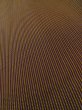 Photo8: M0301Y Used Japanese men  Brown Men's Kimono / Silk. Stripes padding inside  (Grade D) (8)