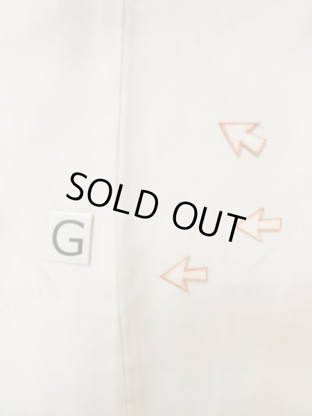 Photo18: M0302A Used Japanese men  White Men's Kimono / Silk.    (Grade C) (18)