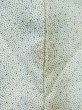 Photo3: M0307B Used Japanese women  White KOMON dyed / Silk. Chrysanthemum,   (Grade C) (3)