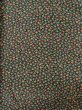 Photo3: Mint M0307C Used Japanese women  Black KOMON dyed / Silk. Flower,   (Grade A) (3)