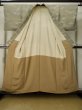 Photo2: M0307P Used Japanese women Pale Kahki KOMON dyed / Silk. Dot,   (Grade C) (2)