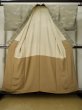 Photo2: M0307P Used Japanese women Pale Kahki KOMON dyed / Silk. Dot,   (Grade C) (2)