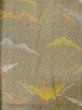 Photo3: M0307P Used Japanese women Pale Kahki KOMON dyed / Silk. Dot,   (Grade C) (3)