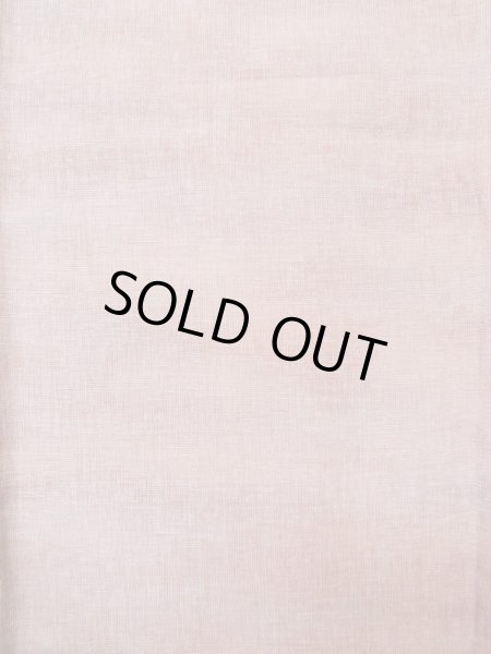 Photo1: Mint M0307R Used Japanese womenPale Light Red KOMON dyed / Silk. Abstract pattern,   (Grade A) (1)