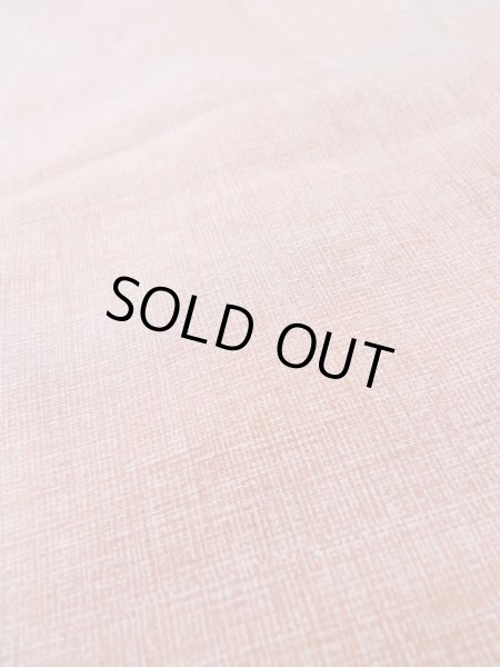 Photo8: Mint M0307R Used Japanese womenPale Light Red KOMON dyed / Silk. Abstract pattern,   (Grade A) (8)